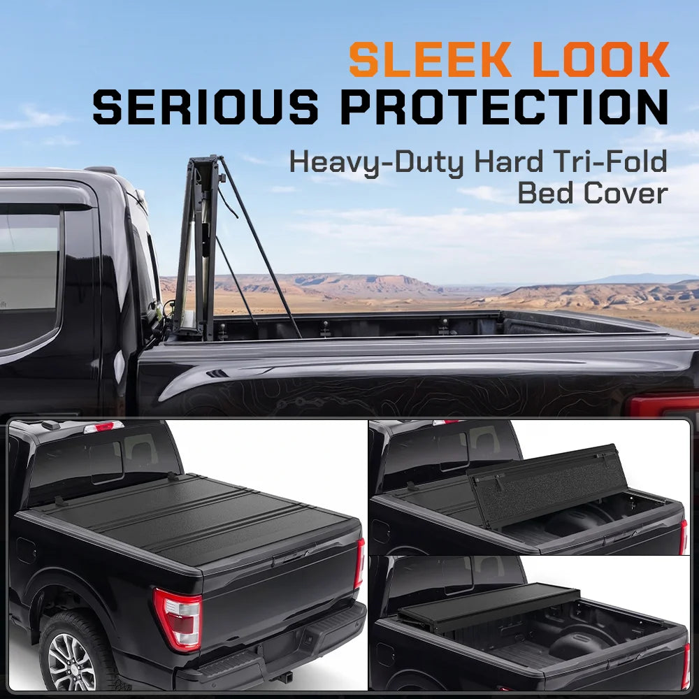 ToughFold T1 Hard Tonneau Cover for F150 15-26 – WOLFBOX Gear