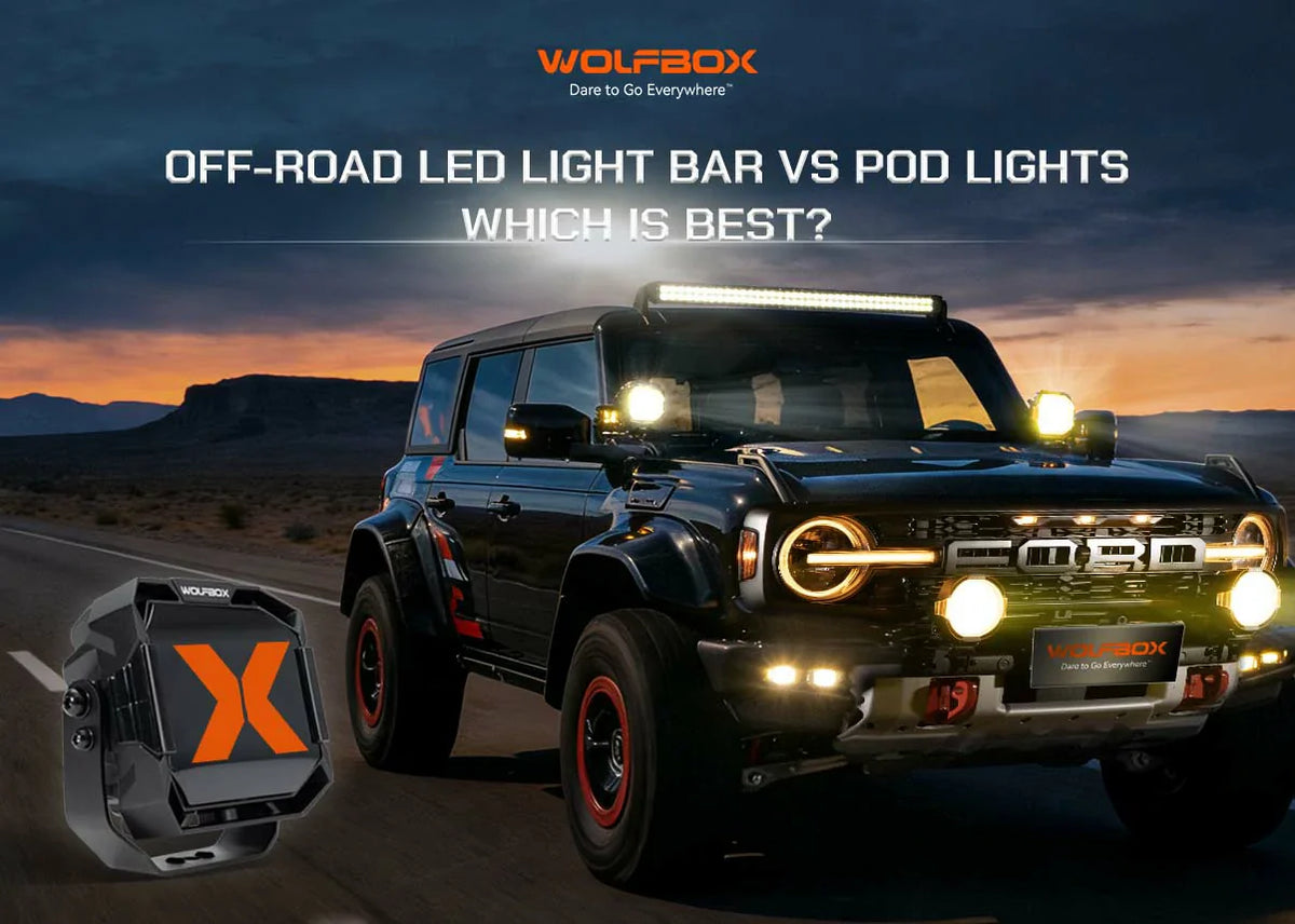  Off-Road LED Light Bar vs Pod Lights