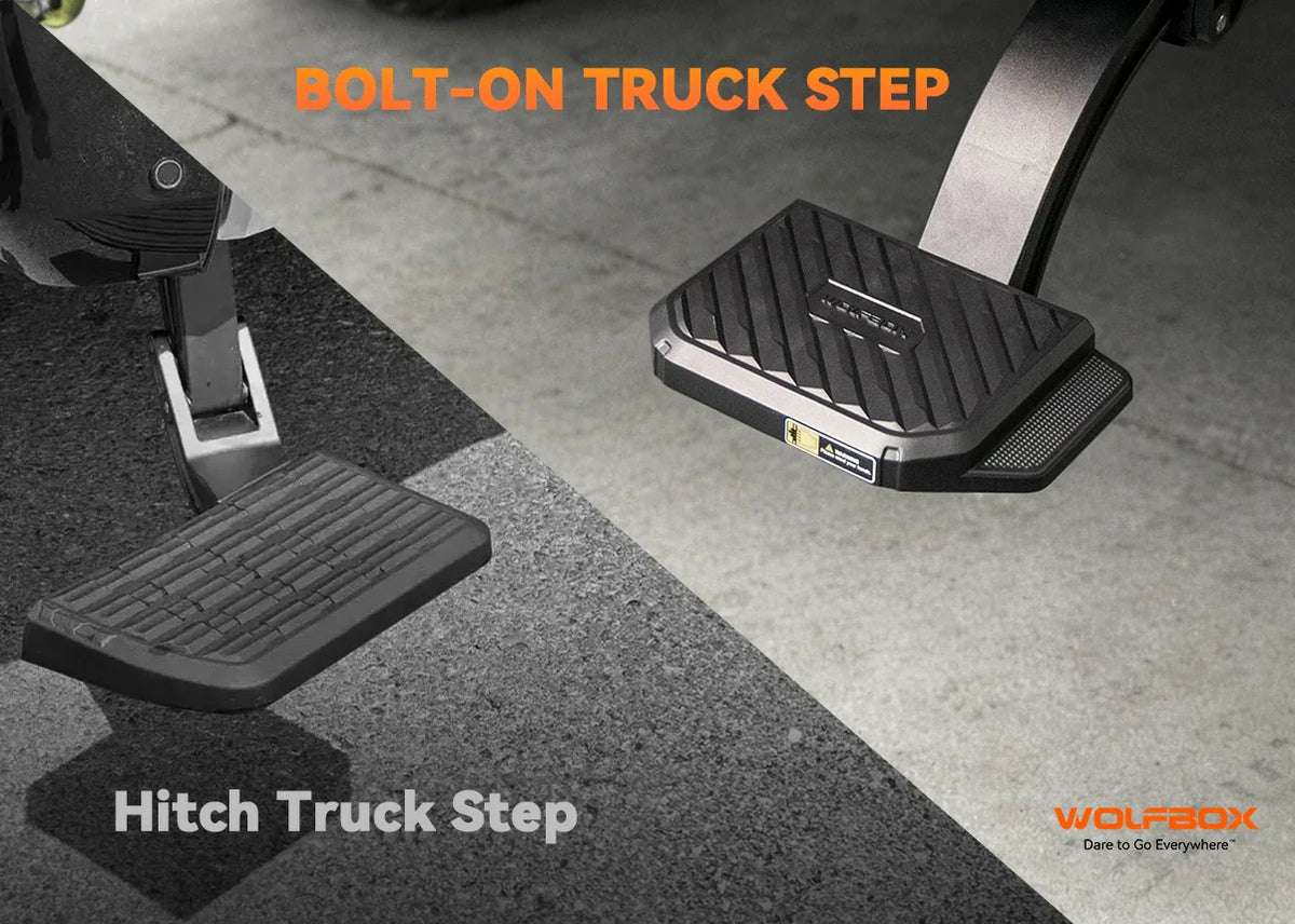 Truck Hitch Step vs. Bolt-On Truck Bed Step: Which One Is Better for Your Rig?