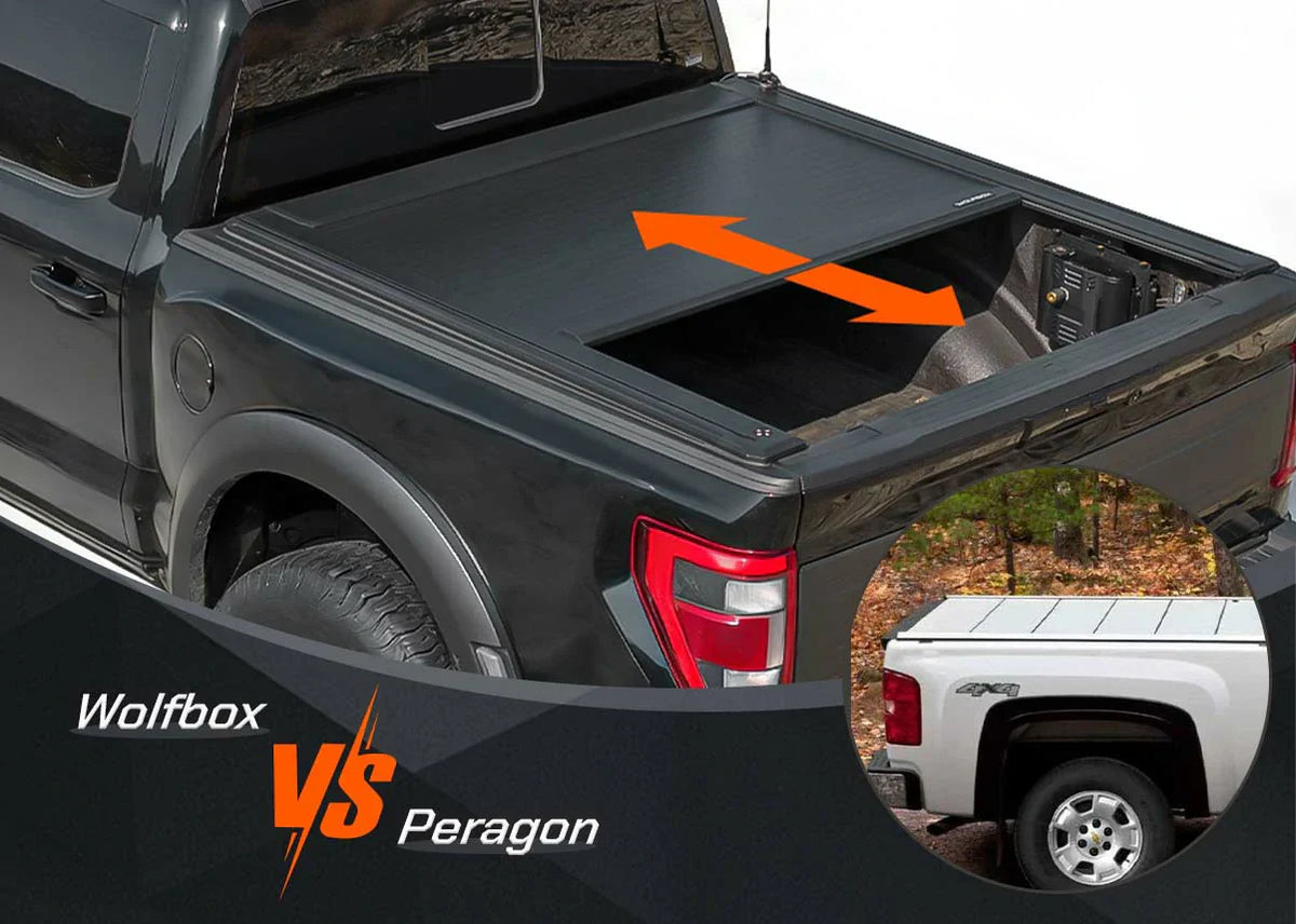 Wolfbox vs Peragon Retractable Tonneau Cover
