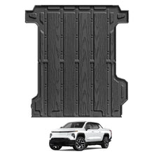 3W Floor Mats Fit for Chevrolet Silverad EV 2024-2025 (WT & RST)/GMC Sierra EV/Sierra EV Denali Accessories TPE All Weather Bed Mat