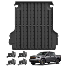 4'6" Truck Bed Mat with Cargo Organizers- 3W Thorex™ All-Weather Protection