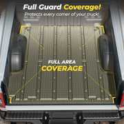 3W Truck Bed Mat Compatible with Dodge Ram 1500 2019-2026 Car Accessories Vehicle Perfectly Flush All Weather Protection TPE Full-Size Light-Duty Pickup Car Bed Cargo Mat