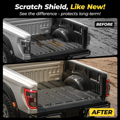 3W Truck Bed Mat Compatible with Dodge Ram 1500 2019-2026 Car Accessories Vehicle Perfectly Flush All Weather Protection TPE Full-Size Light-Duty Pickup Car Bed Cargo Mat