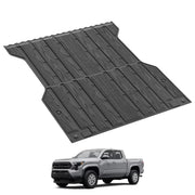 3W Truck Bed Mat for Toyota Tacoma 2024-2025, Heavy Duty Tacoma Accessories TPE Truck Bed Liner, All Weather Pickup Truck Bed Protection(Only Fit 5ft/5' Short Bed)