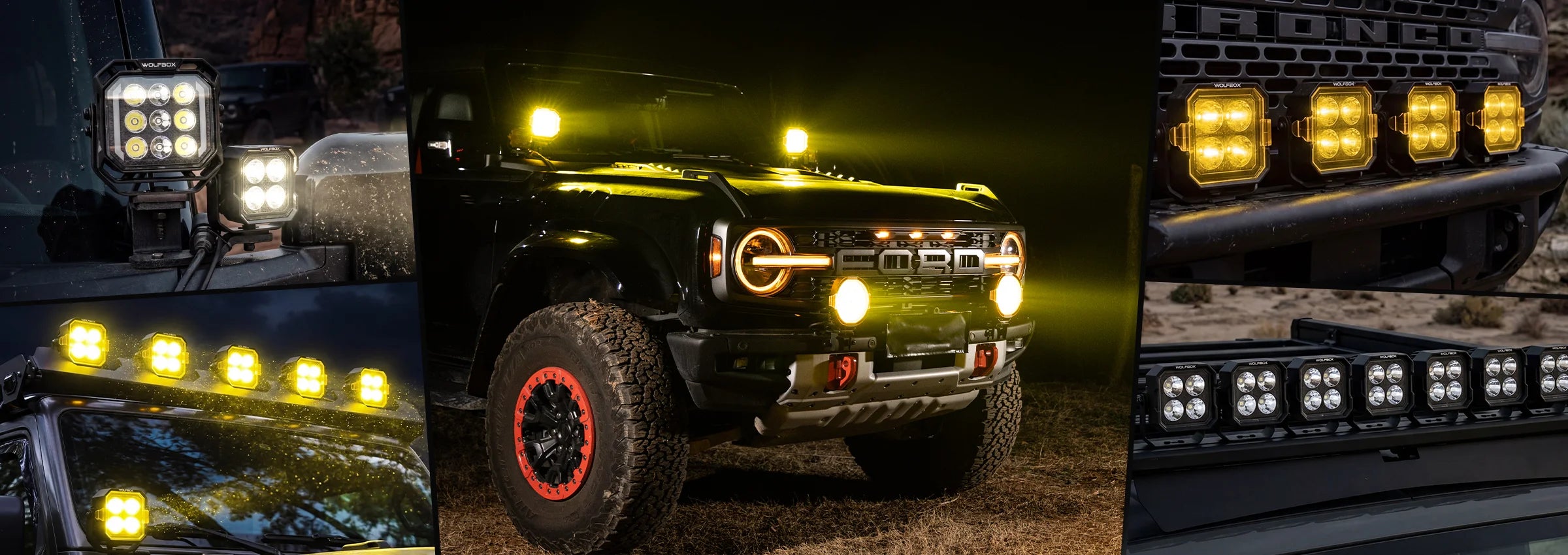 Wolfbox NomadRover 3 inch off-road pod lights vehicle fitment