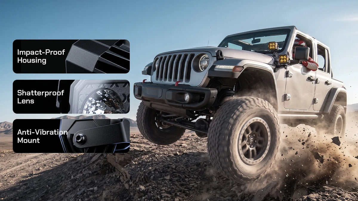 6G Shockproof-NomadRover 3" off-road pod light