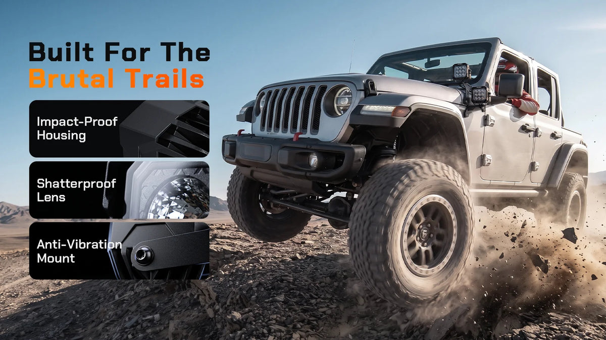 6G Shockproof-NomadRover 5" off-road pod light