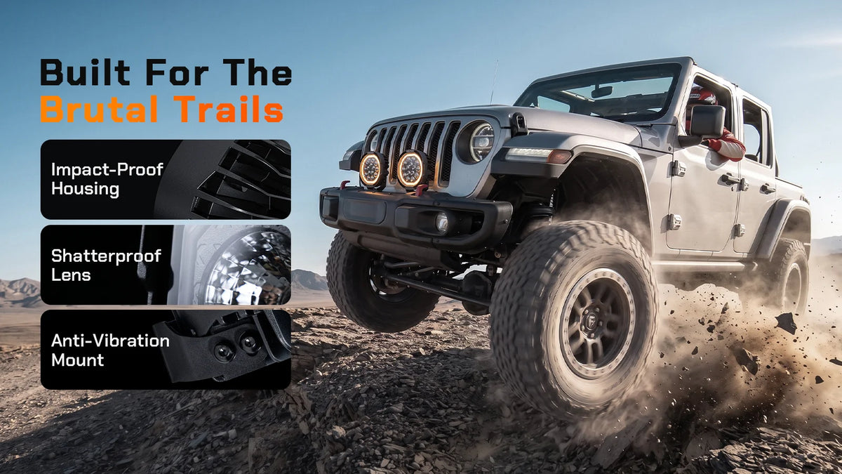 6G Shockproof-NomadRover 7" off-road pod light