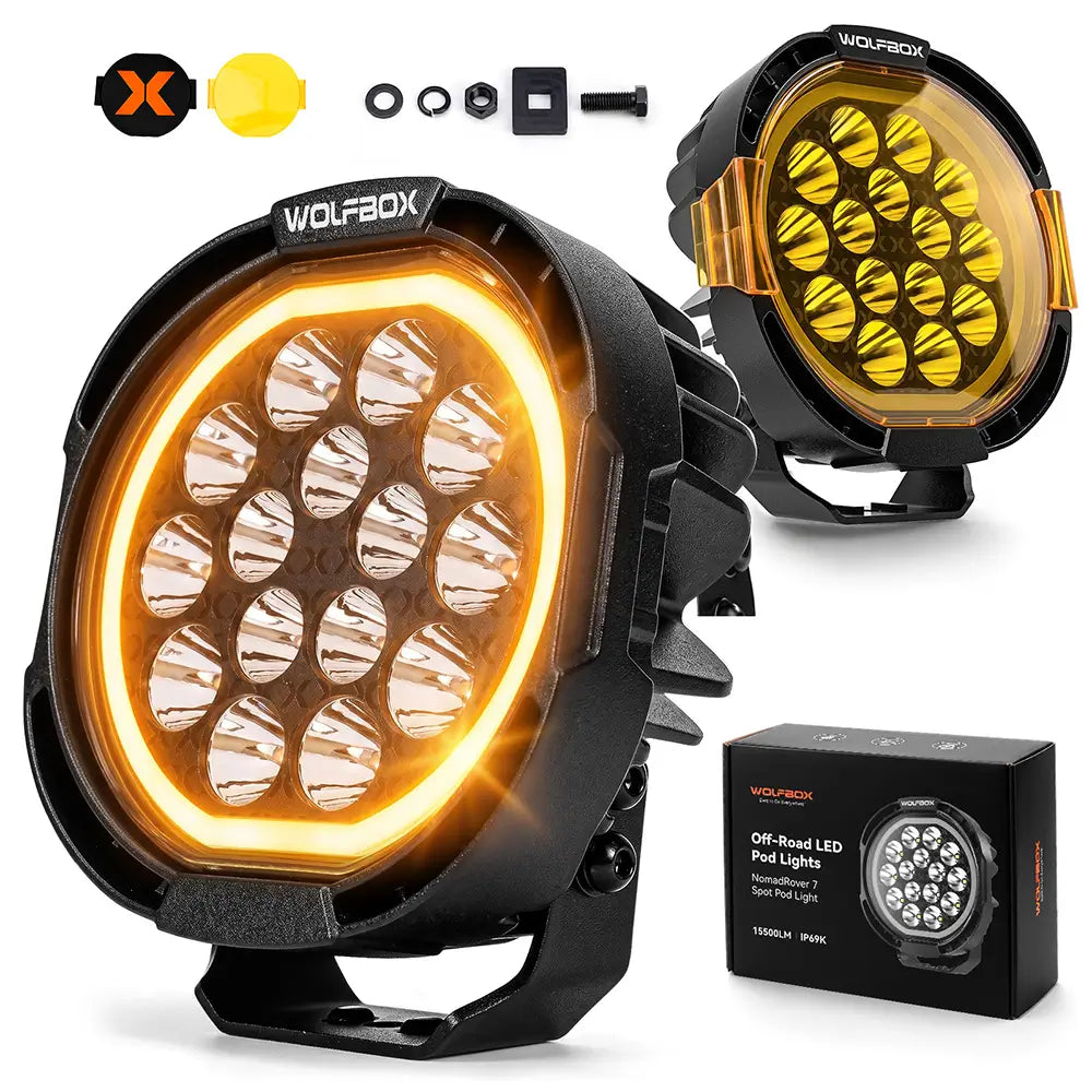 NomadRover 7" Off-Road LED Pod Lights（Pair）