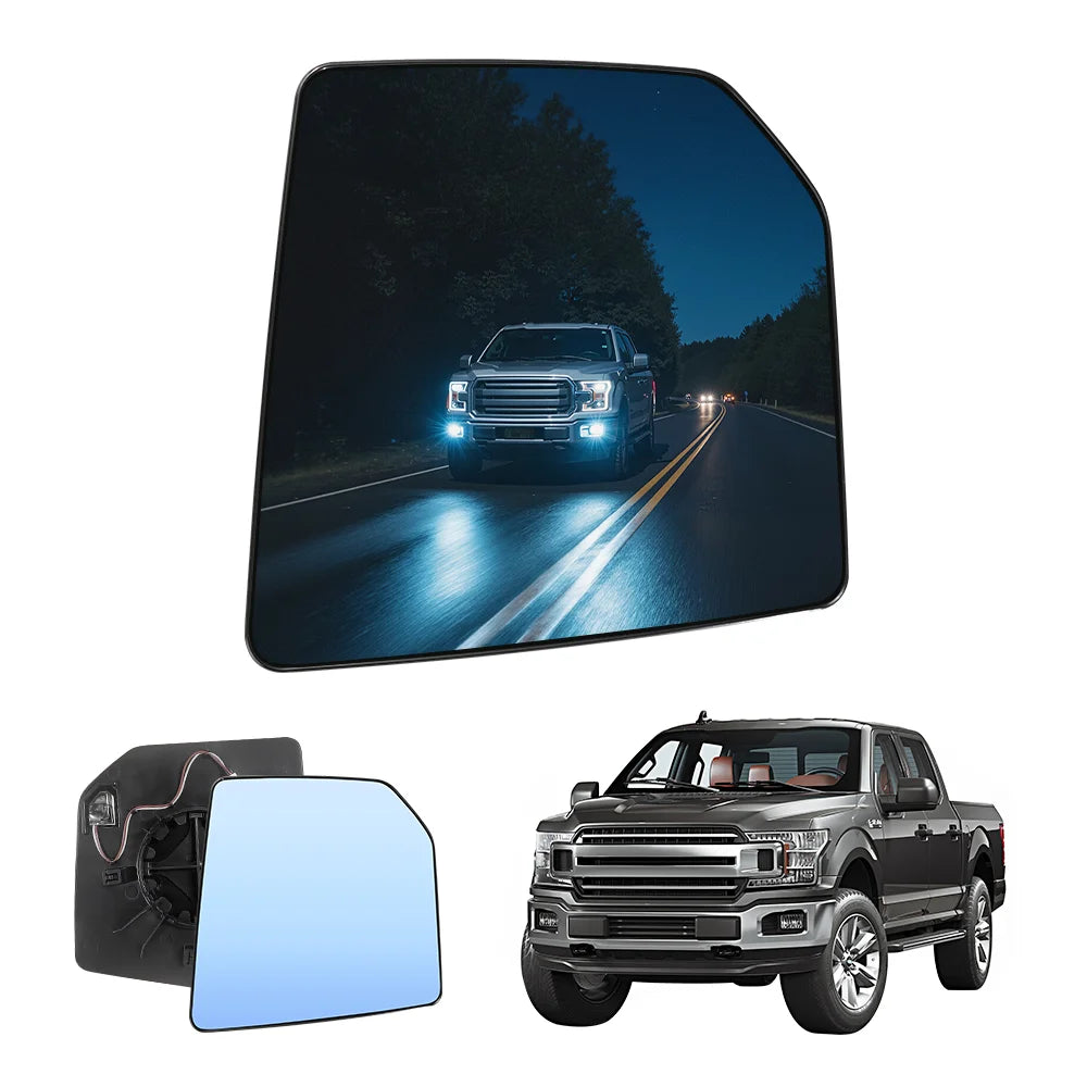 F150（15-20）wide-angle convex side mirror-blue