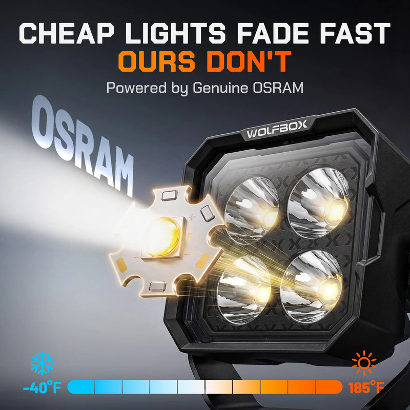 NomadRover 3" Off-Road LED Pod Lights（Pair）