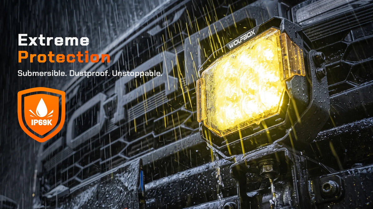 IP69K Waterproof-NomadRover 5" off-road pod light