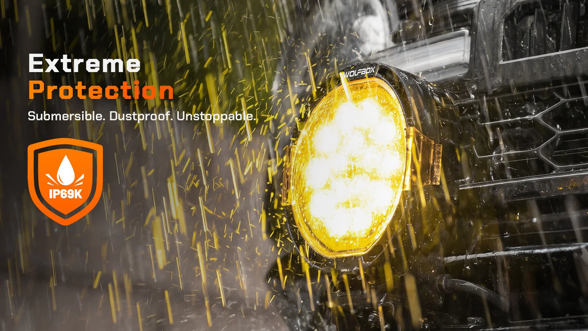 IP69K Waterproof-NomadRover 7" off-road pod light
