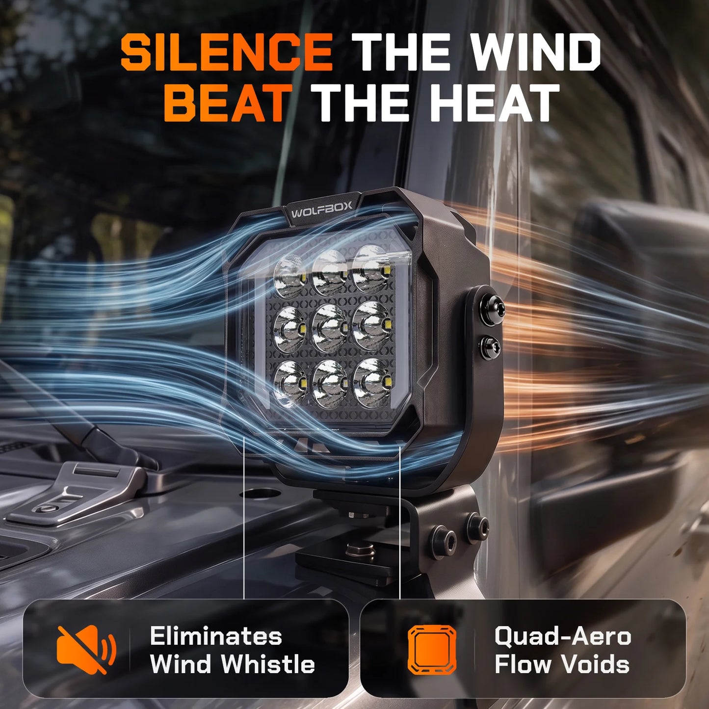 Strategic air ducts cool the LEDs instantly while you drive.
