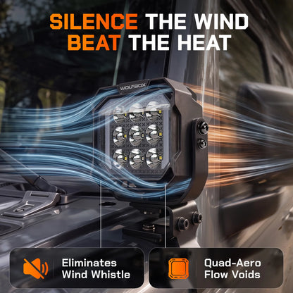 Strategic air ducts cool the LEDs instantly while you drive.