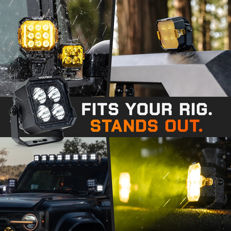 NomadRover 3" Off-Road LED Pod Lights（Pair）