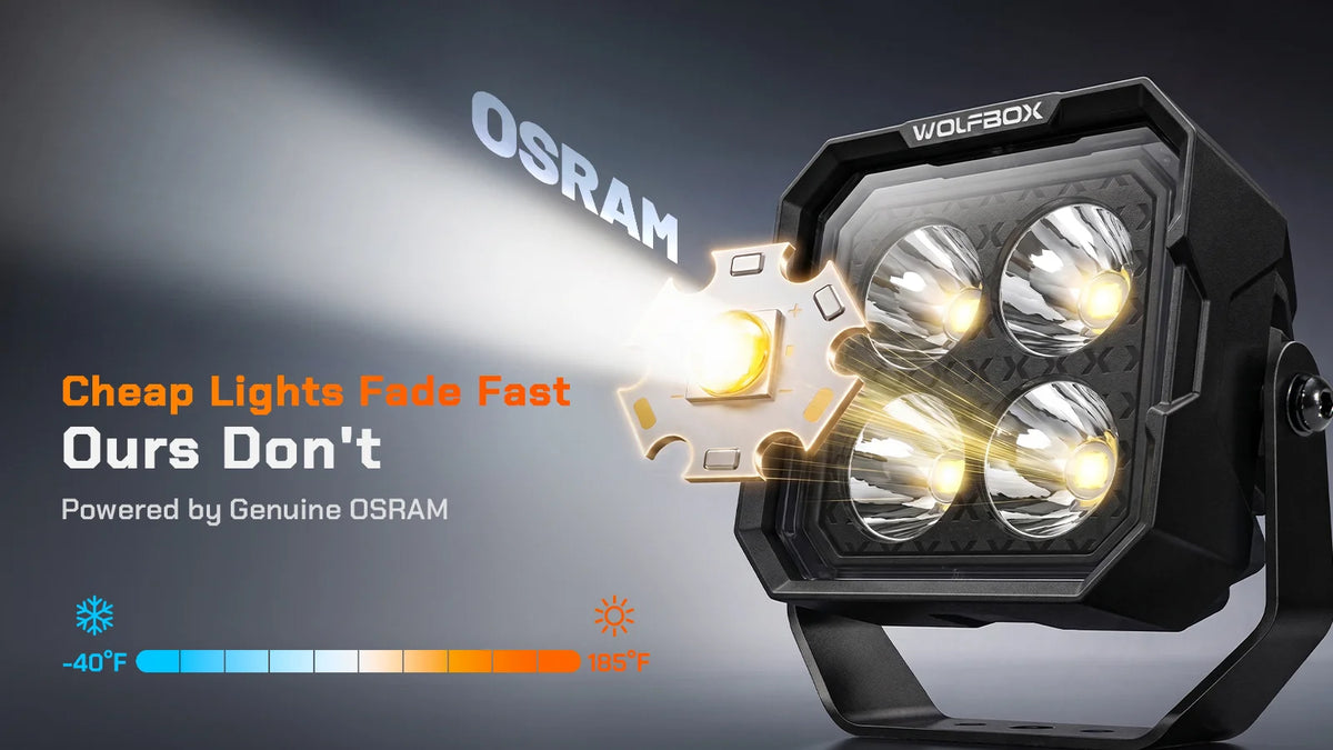 OSRAM P9 LEDs-NomadRover 3" off-road pod light
