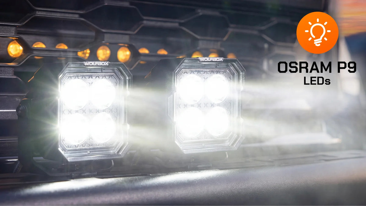 OSRAM P9 LEDs-NomadRover 3" off-road pod light