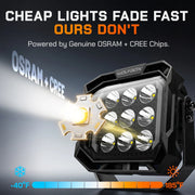 Off-road LED light 5 inch, -40°F to 185°F, 5-year warranty