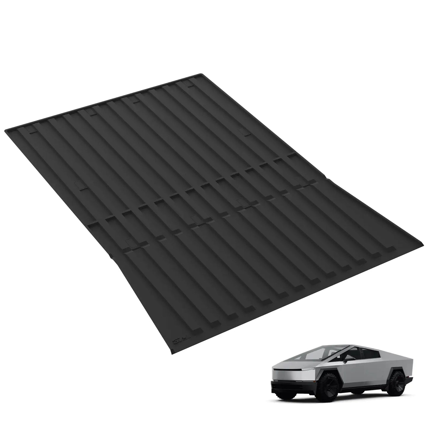 3W Tesla Cybertruck 2023 2024 Custom Floor Mats / Trunk Mats / Bed Mat TPE Material & All-Weather Protection Vehicles & Parts 3Wliners   