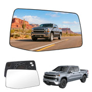 Wide-Angle Convex Side Mirrors (Pair)  Chevy Silverado 1500/2500 HD/3500 HD (19-26)-clear