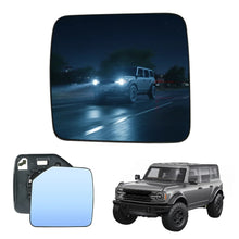 Wide-Angle Convex Side Mirrors (Pair)  Ford Bronco (21-26)-blue