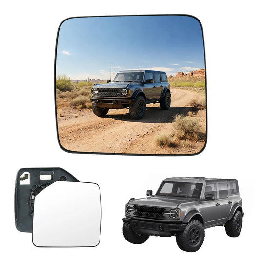 Wide-Angle Convex Side Mirrors (Pair)  Ford Bronco (21-26)-clear