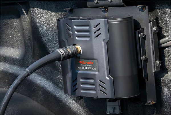HyperFlow X 12V Twin Motor On-Board Air Compressor | 100% Duty Cycle, 150 PSI