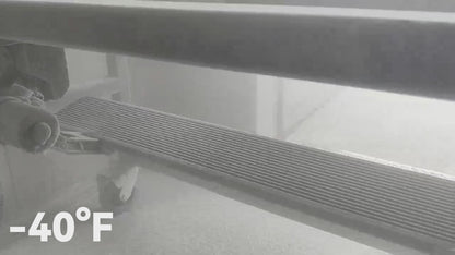 Electric power running boards -40°F ice test, USA winter performance