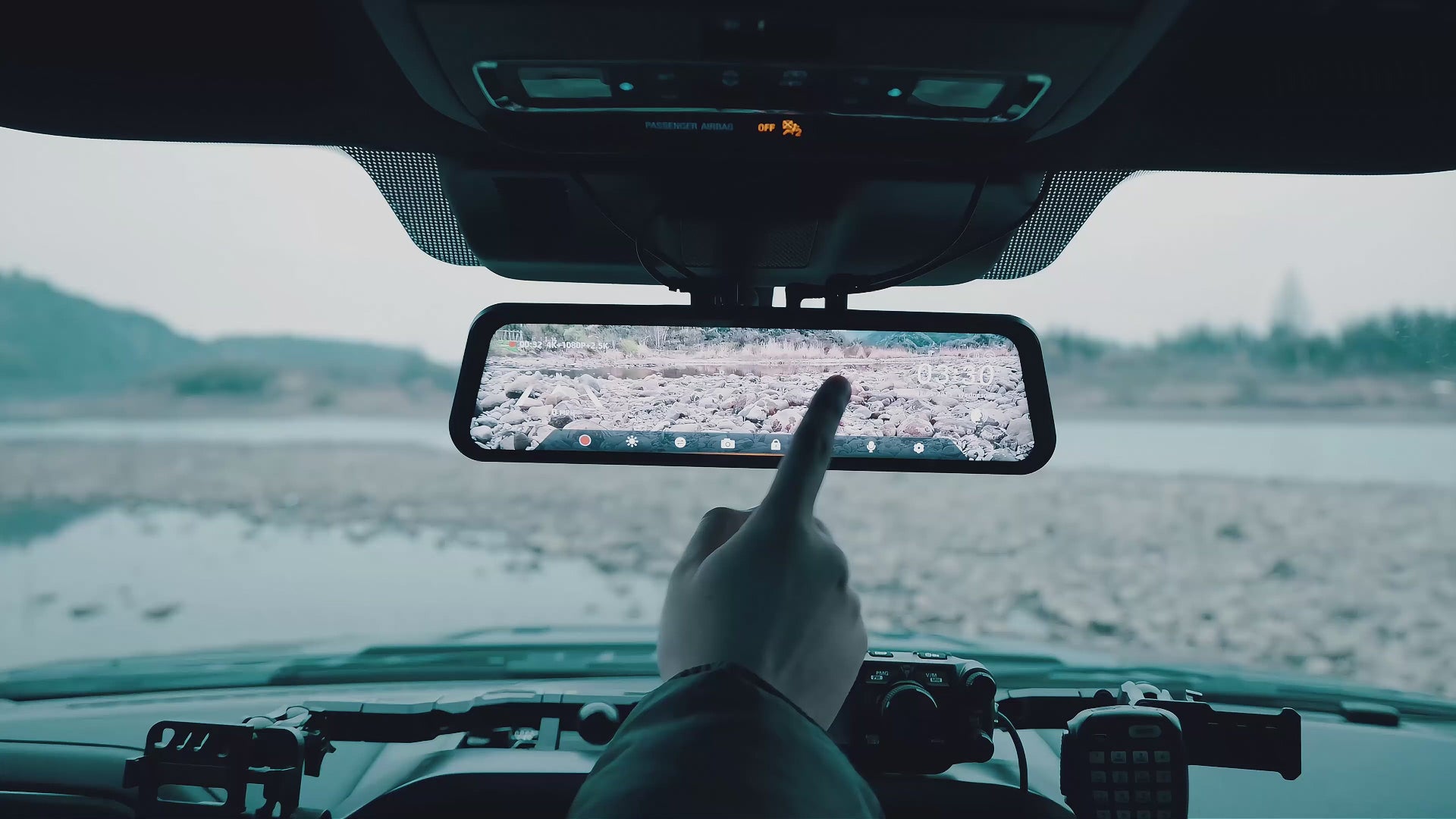 Wolf Box Mirror Dash Cams