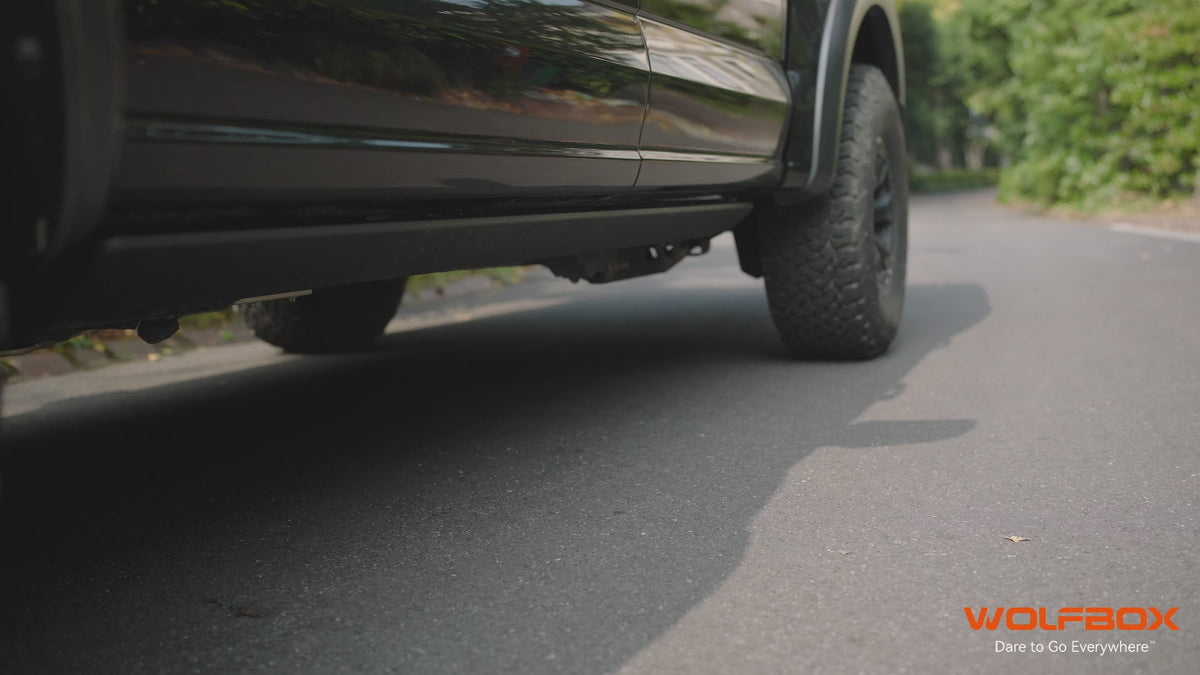 Smart electric power running boards 1.5 second deploy with LED lights