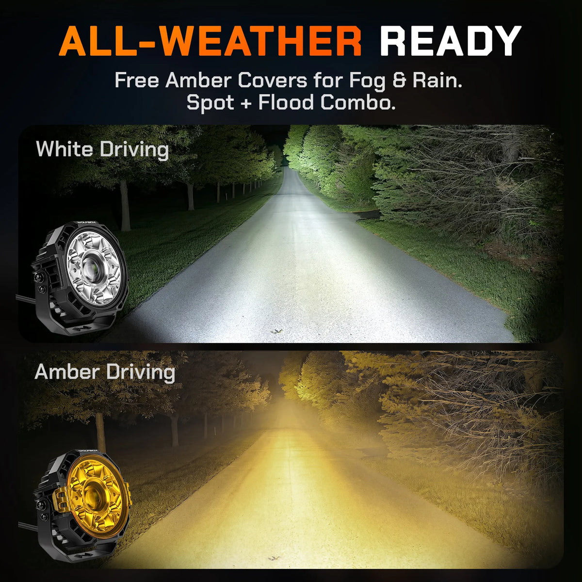 NomadPixel  5" Off-Road LED Pod Lights（Pair）